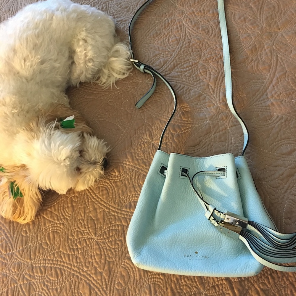 Kate Spade Turquoise cross over bag